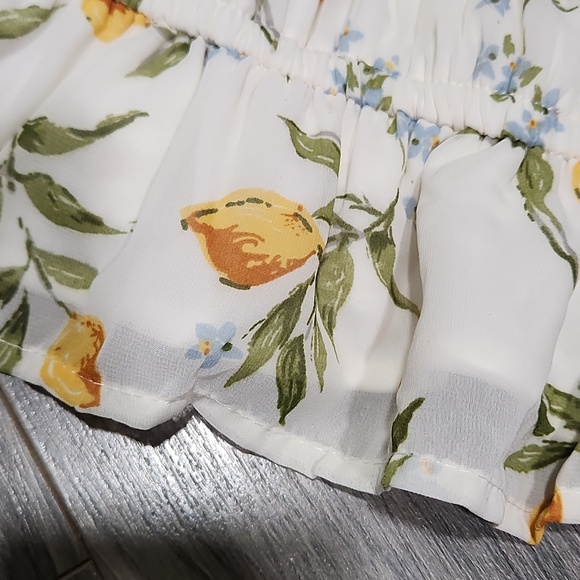 NWOT Japana Rouched Cropped Top - Picture 5 of 8